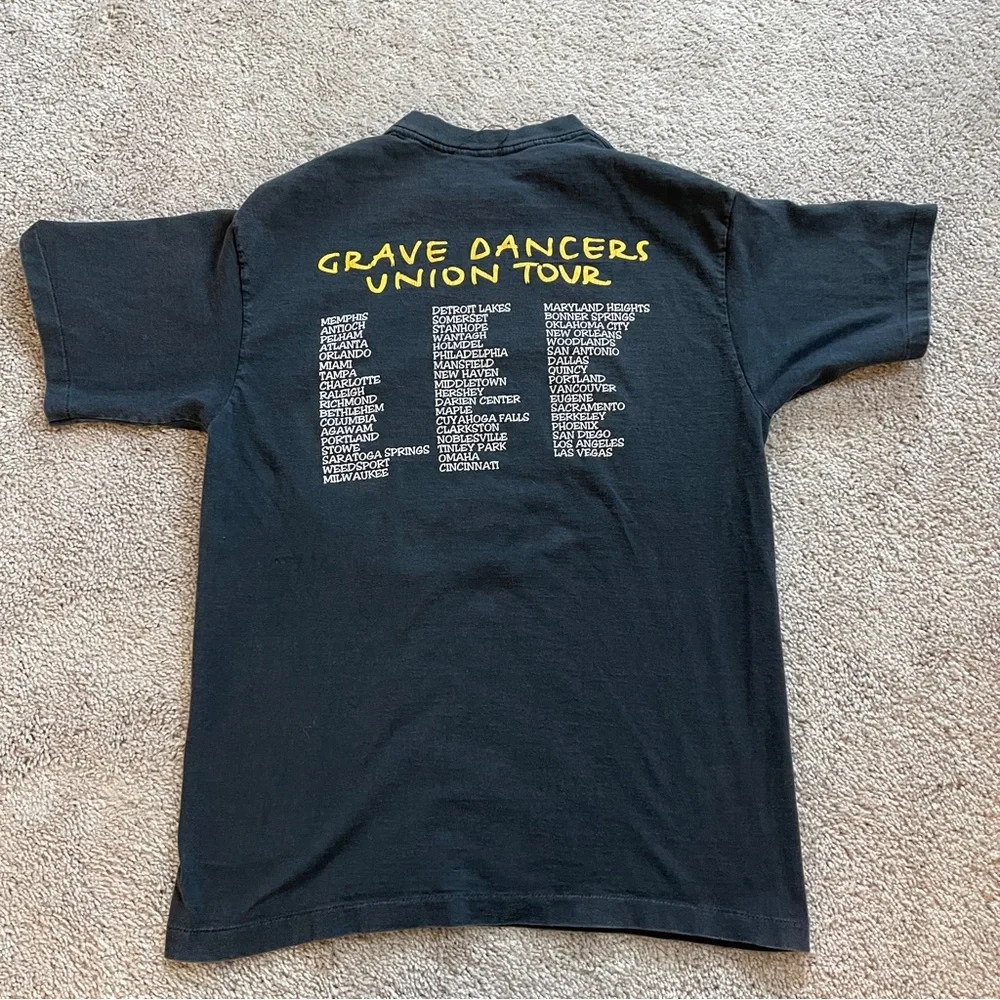 Vintage 1992 Soul Asylum Grave Dancers Union Tour T Shirt 20” x 28” Large - Picture 3 of 8